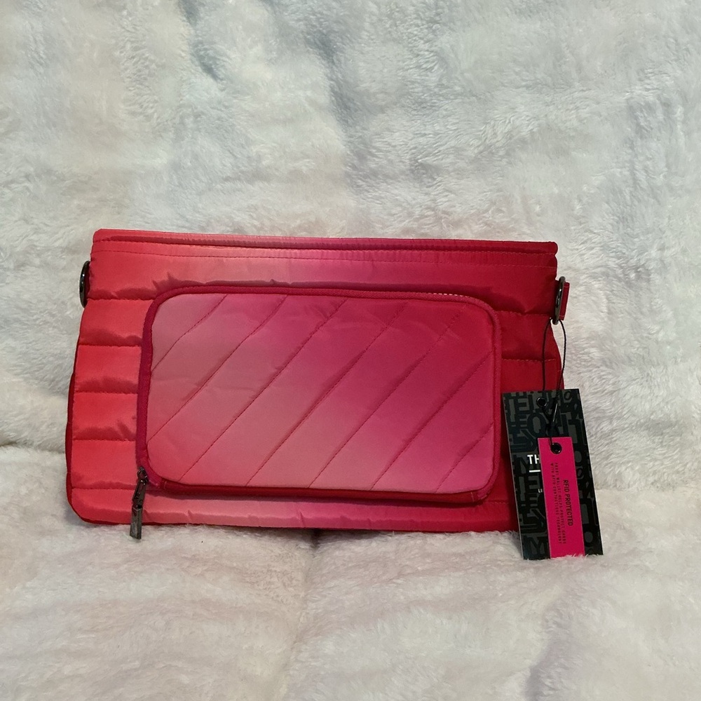 THINK ROYLN Red and Pink Quilted Bag
